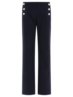 INES DE LA FRESSANGE 24SS Women's Blue Straight Pants