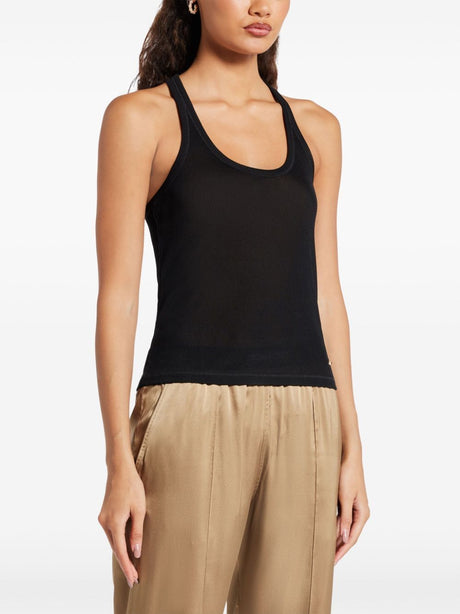 TOM FORD Textured Viscose Crepe Tank for Fall