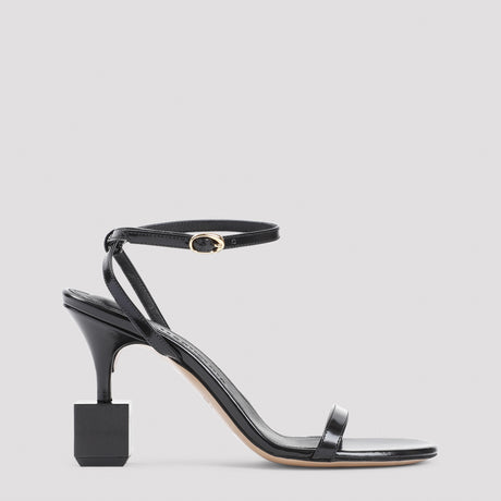 JACQUEMUS Les Sandales Bisou Mini Sandals with 9cm Heel