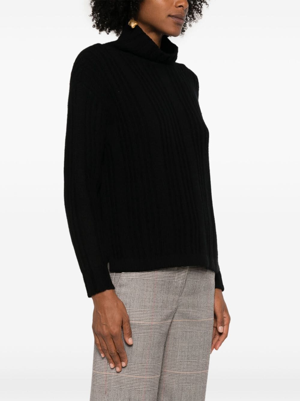 MAX MARA Luxury Turtleneck Sweater in Wool and Cashmere