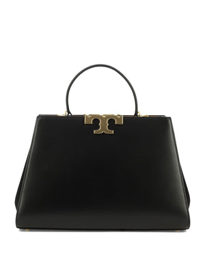 TORY BURCH Elegant Black Leather Crossbody Bag for Women from SS24 Collection
