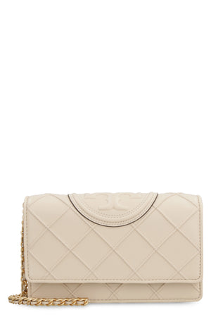 TORY BURCH Elegant Raffia Chain-Linked Wallet for Women - FW23