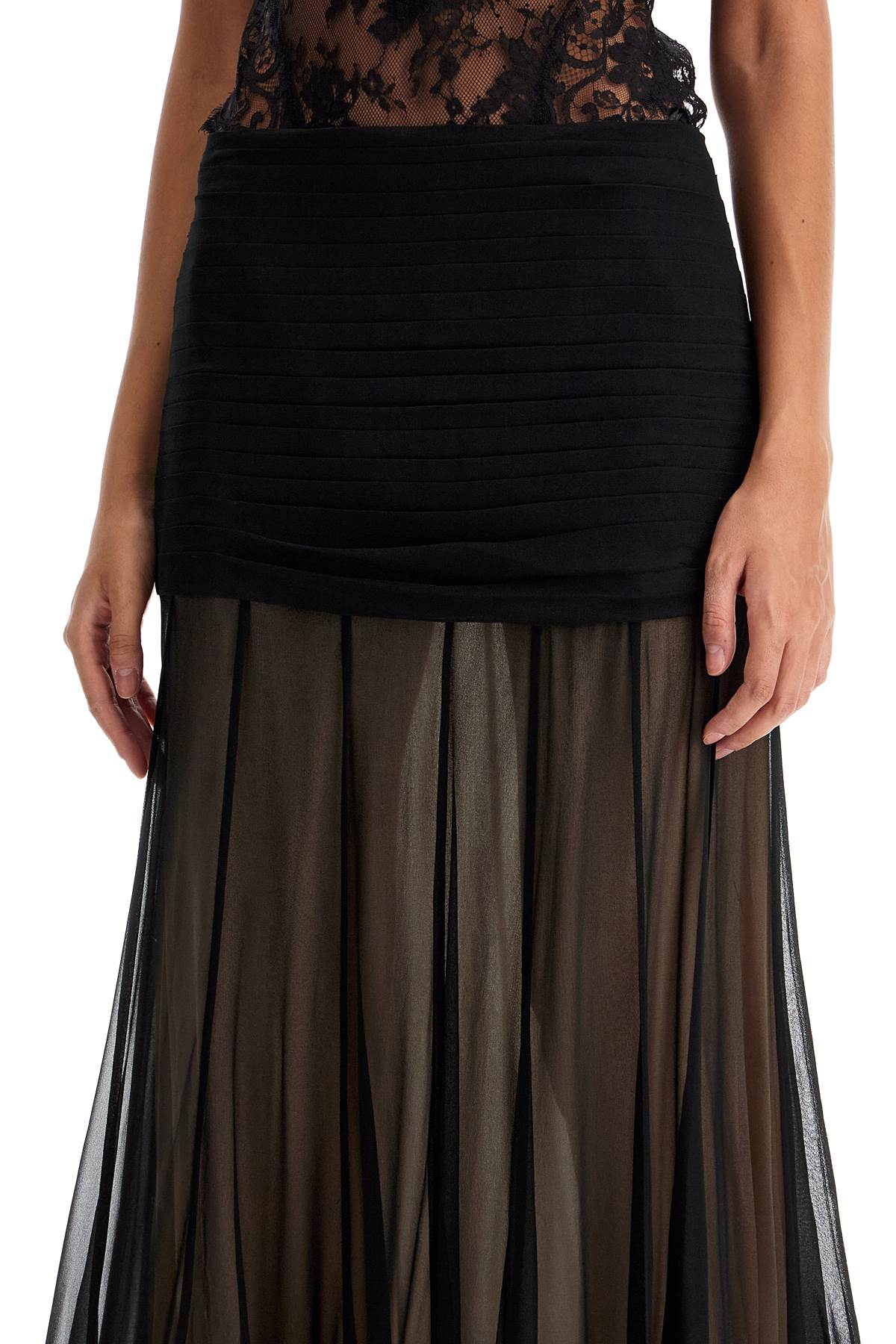 ZIMMERMANN Elegant Maxi Skirt with Flounce - Size 1