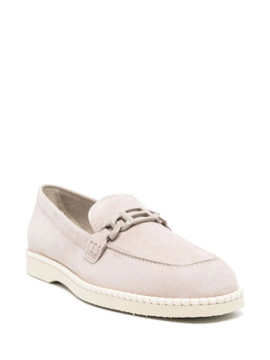 HOGAN 24SS Women's Nude Laced Up Shoes