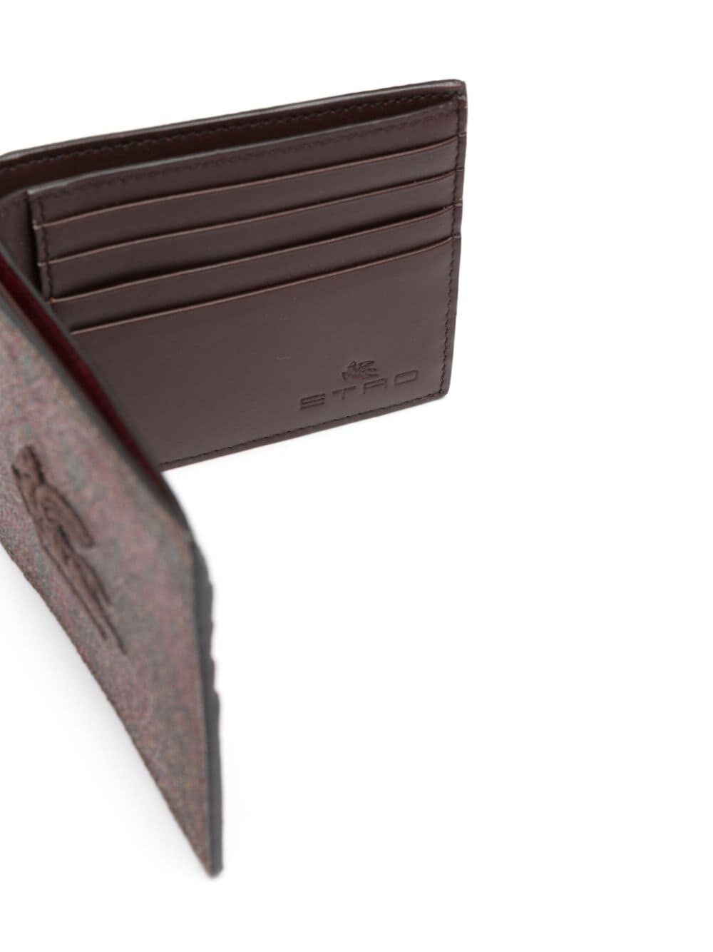 ETRO Paisley Bifold Wallet with Pegasus Logo