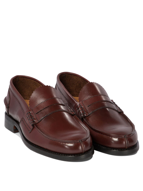 SAXONE OF SCOTLAND Arran Elegant Leather Loafers