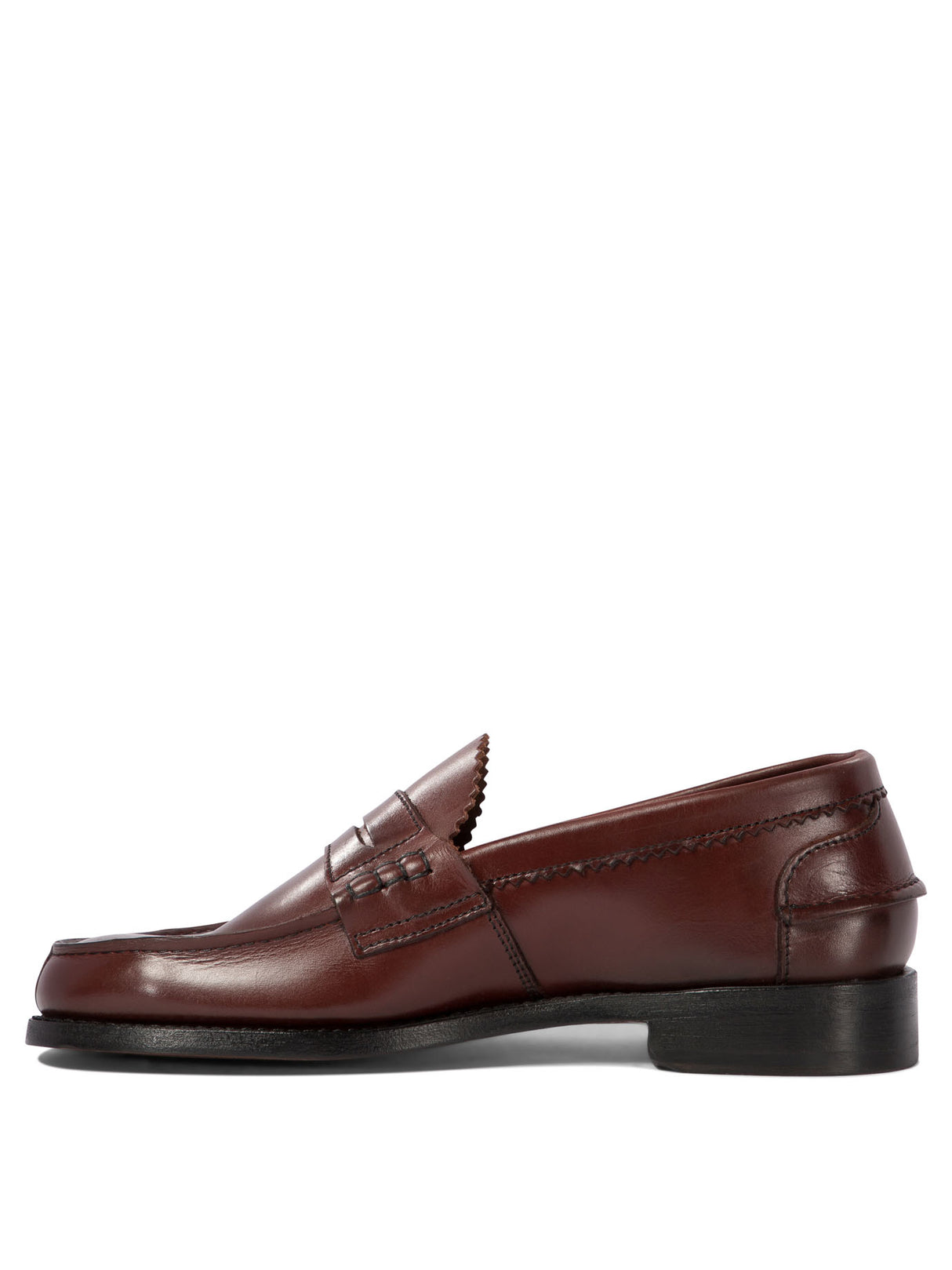 SAXONE OF SCOTLAND Arran Elegant Leather Loafers