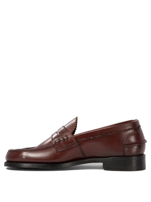 SAXONE OF SCOTLAND Arran Elegant Leather Loafers