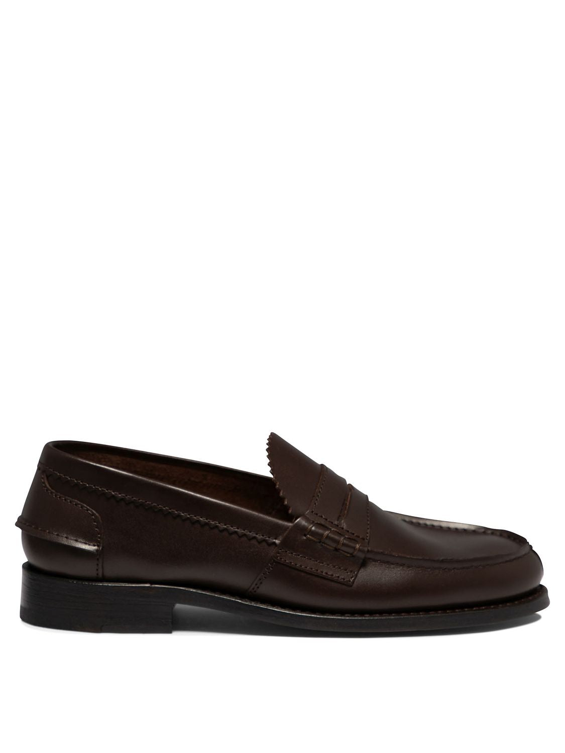 SAXONE OF SCOTLAND Arran Classic Leather Loafers