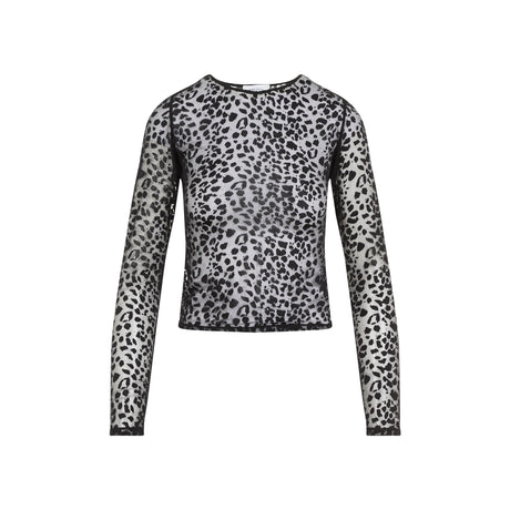 ALEXANDER MCQUEEN Leopard Devoré Mini Top