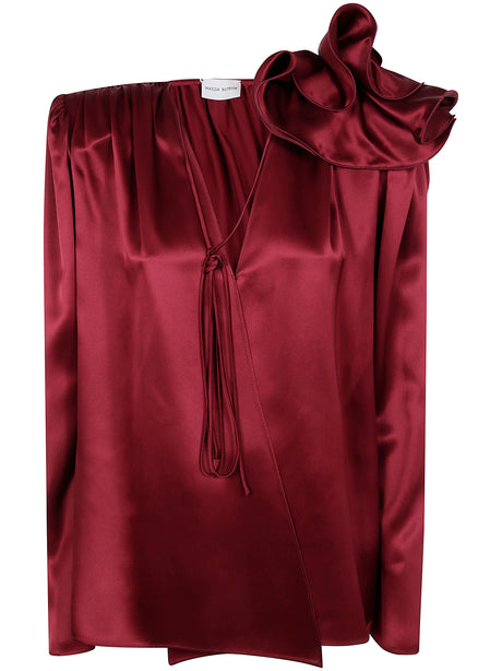 MAGDA BUTRYM Satin Blouse for Women - Elegant Style