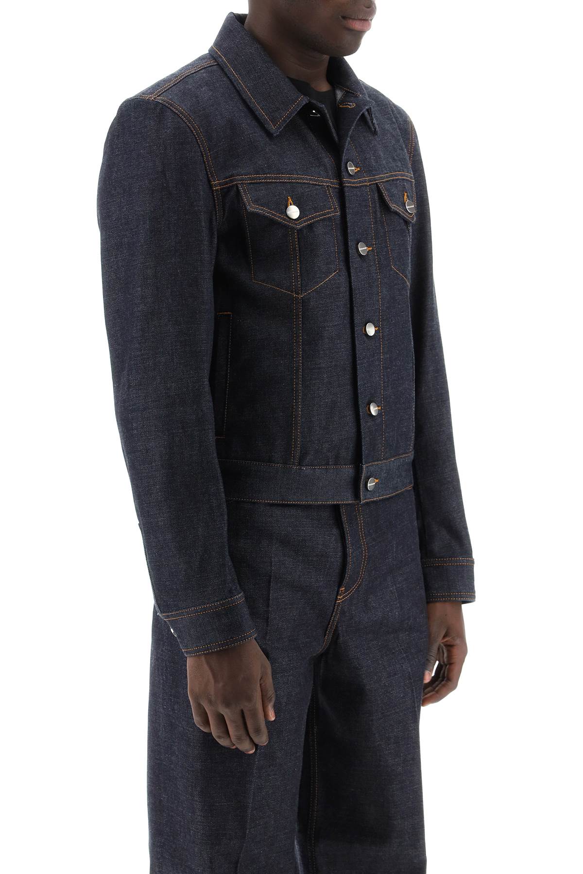 FERRAGAMO Western-Inspired Denim Jacket for Men