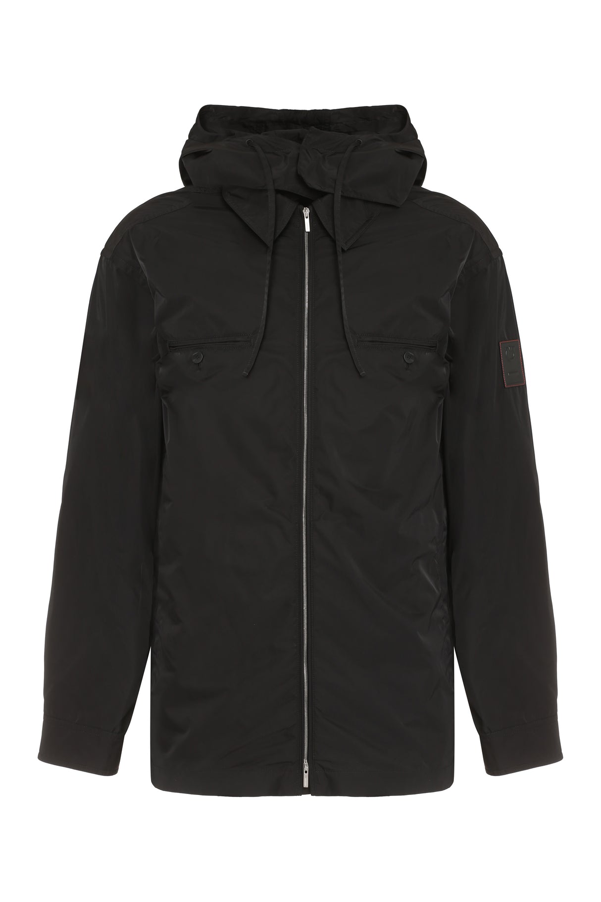 FERRAGAMO Technical Fabric Hooded Jacket for Men