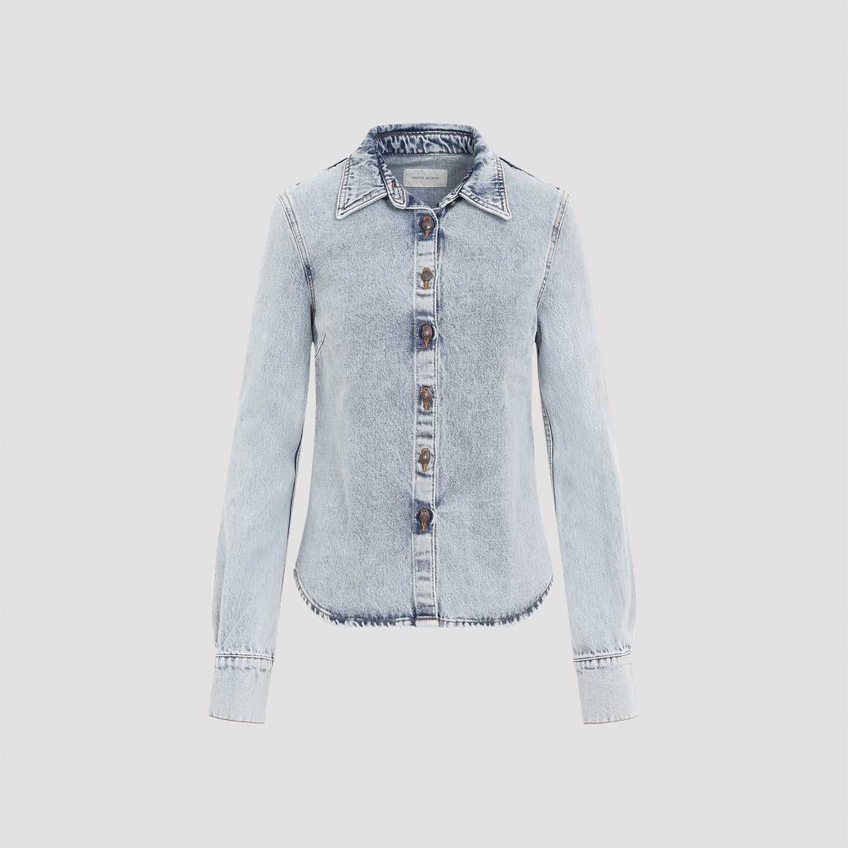 MAGDA BUTRYM Sophisticated Blue Denim Shirt