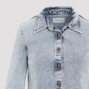 MAGDA BUTRYM Sophisticated Blue Denim Shirt