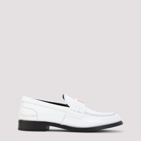 PRADA 100% Leather Loafers for Stylish Elegance