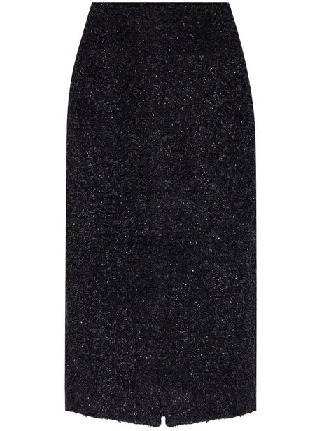 BALENCIAGA Tweed Midi Skirt for Men