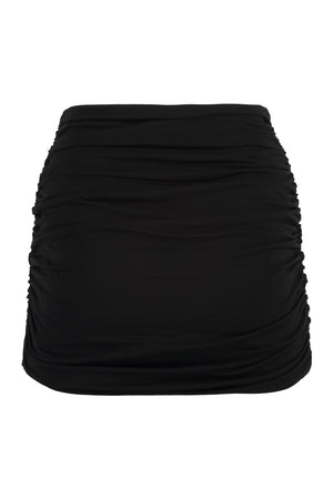 TORY BURCH Gathered Black Skirt for Women - SS23 Collection