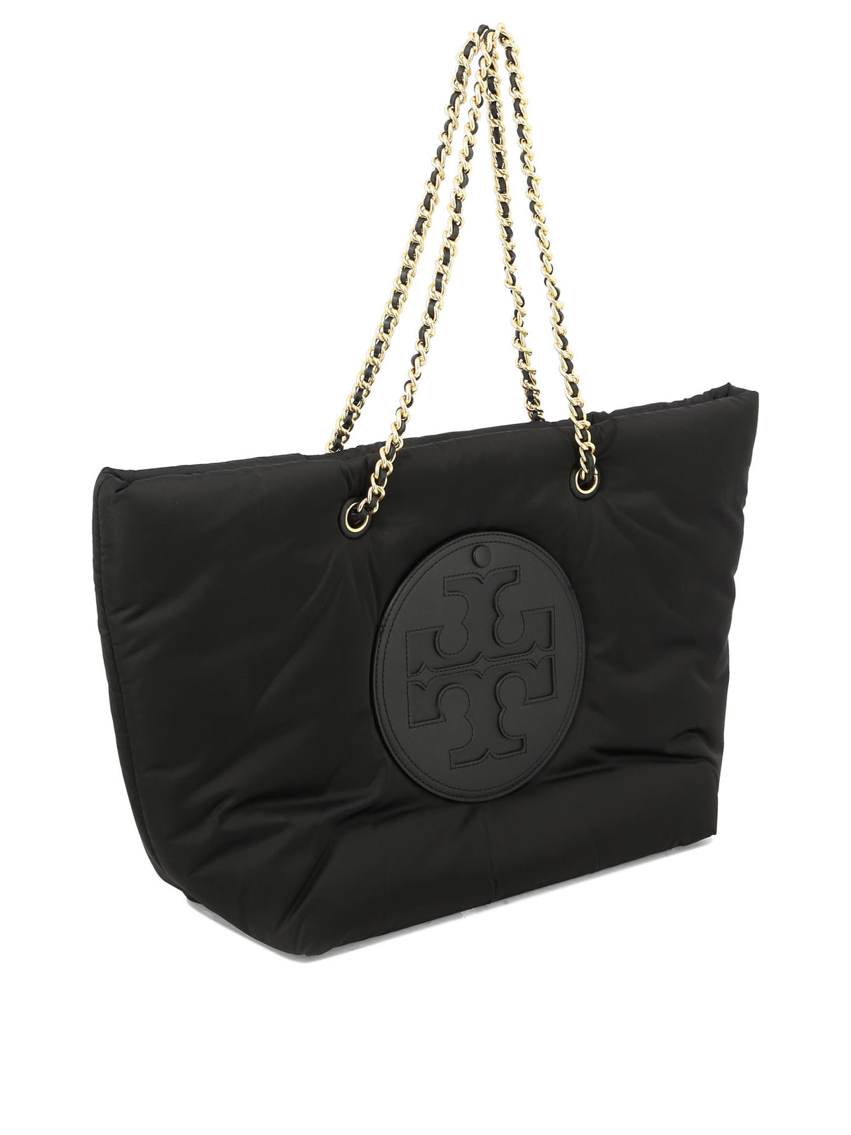 TORY BURCH Stylish Black Padded Tote Handbag for Women