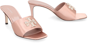 TORY BURCH Elegant Pink Satin Stiletto Sandals for Women - SS24