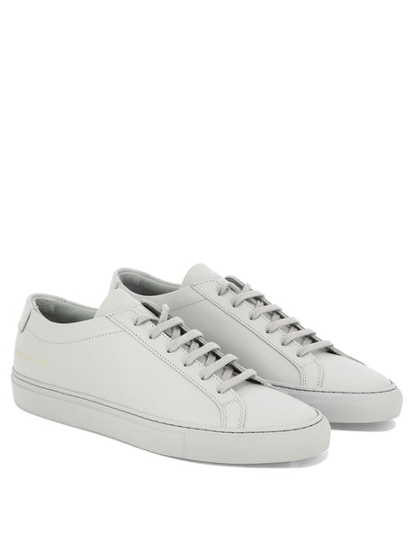 COMMON PROJECTS Original Achilles Low-Top Leather Sneakers in Grey