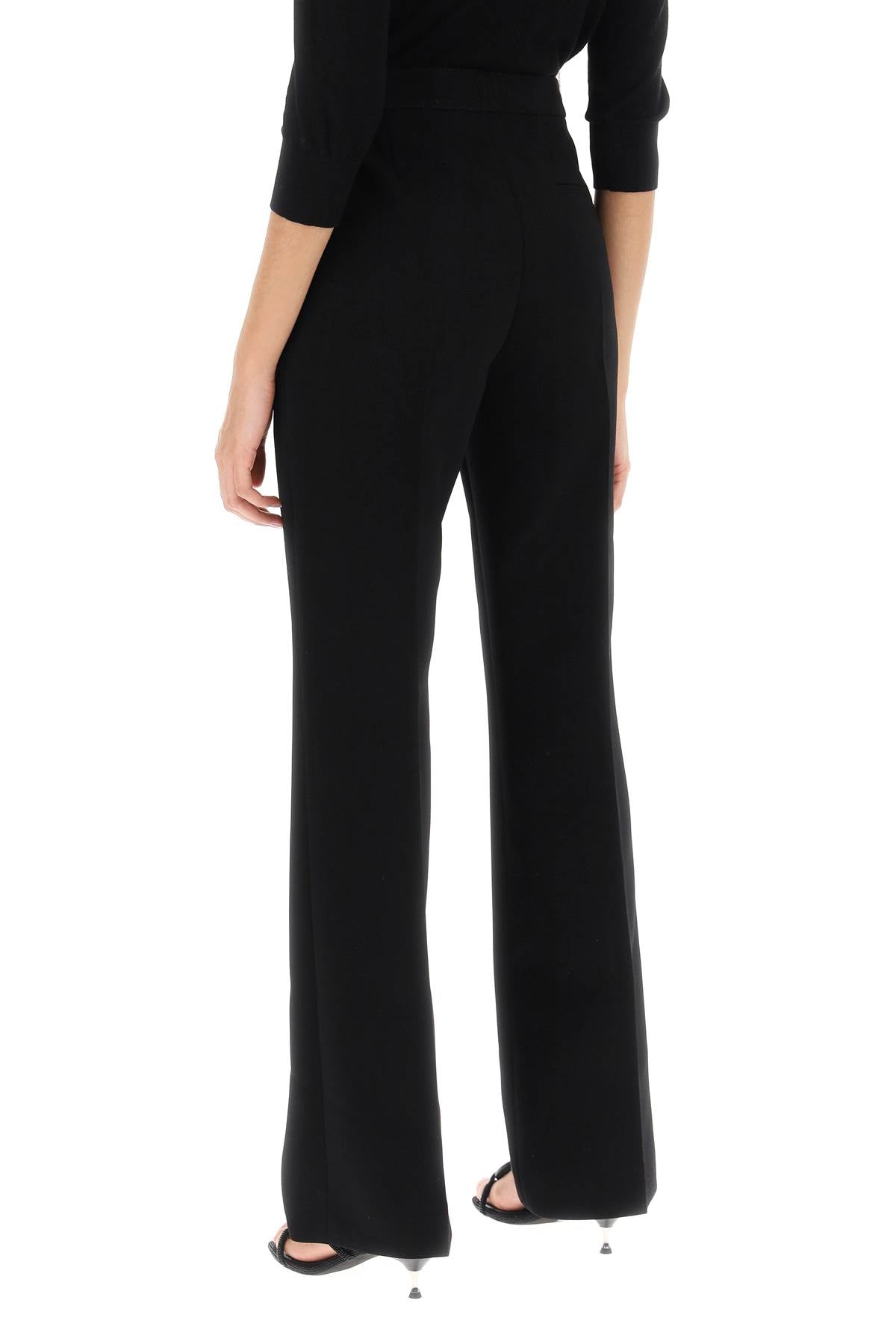 TORY BURCH Elegant Straight Leg Pants for Women in Black