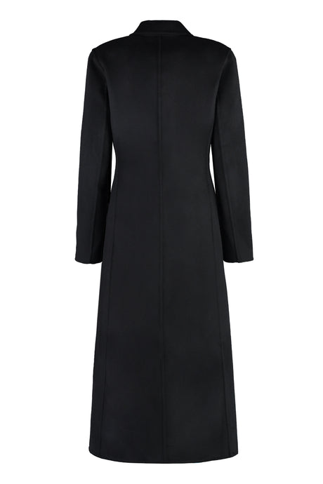 TORY BURCH Black Wool Single-Breasted Jacket for Women