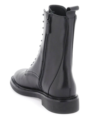 TORY BURCH Sturdy and Sleek Double Combat Boots for Women - FW23