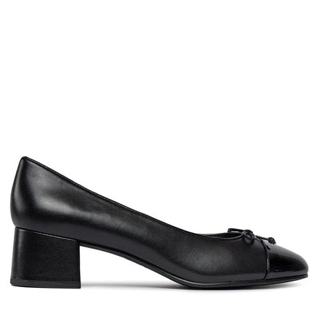 TORY BURCH Elegant Cap-Toe Leather Pumps 45mm