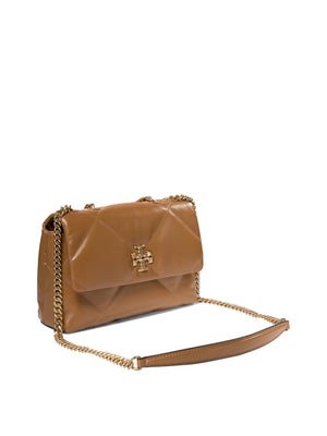 TORY BURCH Kira Diamond Quilt Mini Crossbody Handbag in Brown