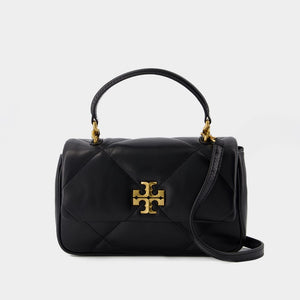 TORY BURCH Black Diamond Top Handle Handbag for Women from FW24 Collection