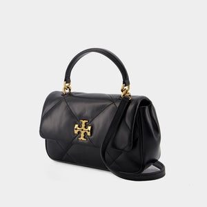TORY BURCH Black Diamond Top Handle Handbag for Women from FW24 Collection