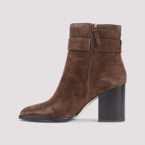 TORY BURCH T-Lock Heeled Ankle Boots for Women