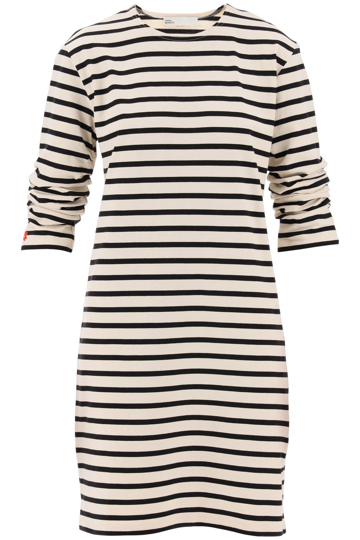 TORY BURCH Nautical-Inspired Striped Cotton Dress for Women