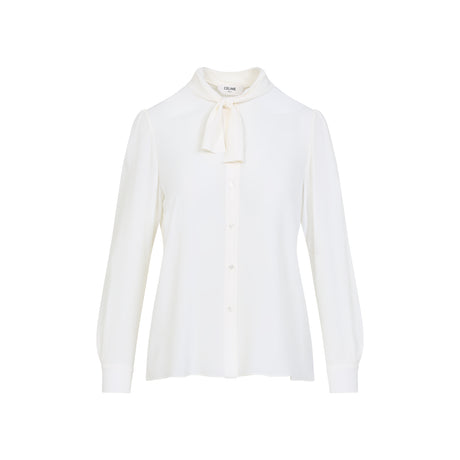 CELINE Sophisticated Men's Acetate and Silk Blouse