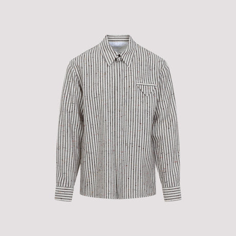 BOTTEGA VENETA Long Sleeve Striped Shirt for Men