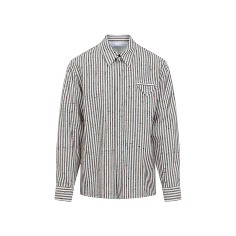 BOTTEGA VENETA Long Sleeve Striped Shirt for Men