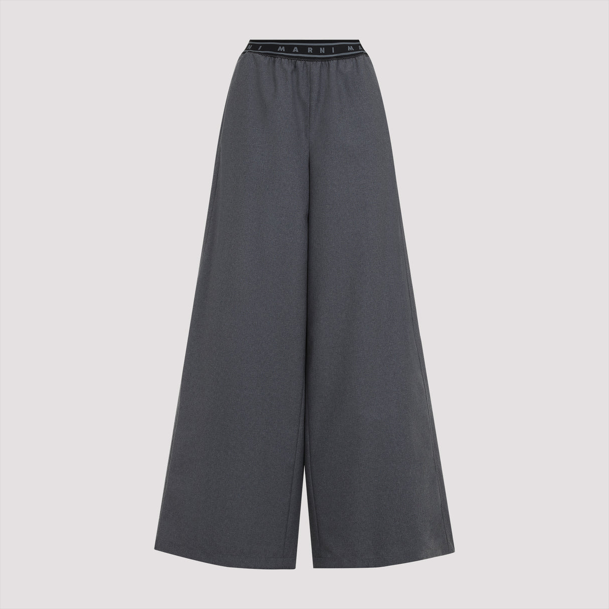 MARNI Regular Fit Wool Pants for Spring and Summer