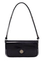 TORY BURCH Elegant Brushed Leather Shoulder Handbag