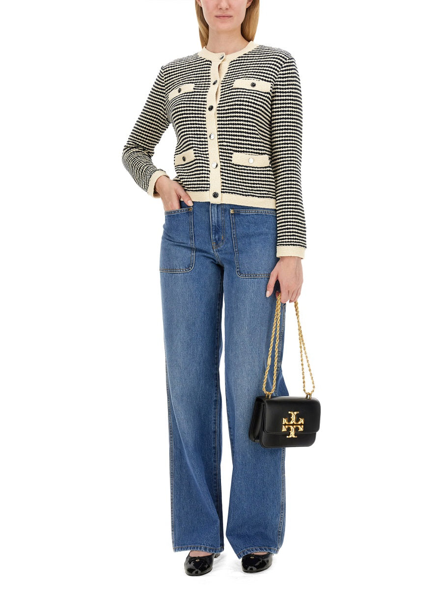 TORY BURCH Kendra Regular Fit Cardigan for Women