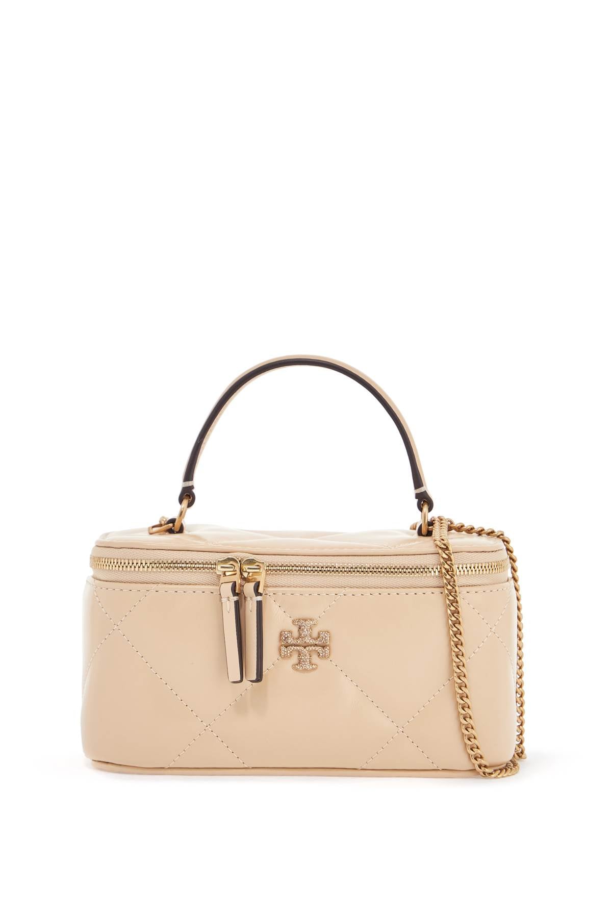 TORY BURCH Mini Quilted Charm Vanity Handbag