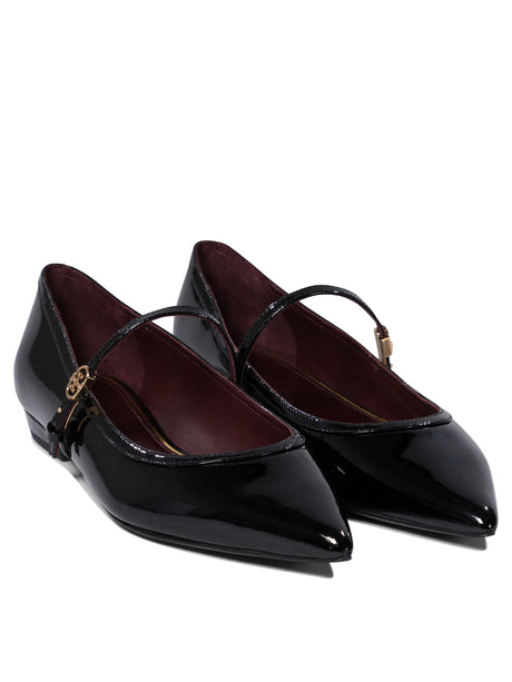 TORY BURCH Stylish Patent Leather Ballerinas for Women