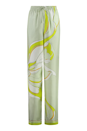 TORY BURCH Elegant Printed Silk Pants for Women