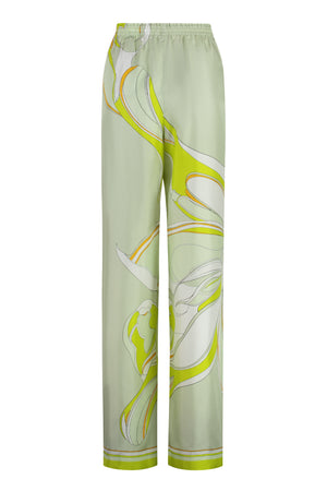 TORY BURCH Elegant Printed Silk Pants for Women