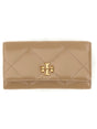 TORY BURCH Mini Diamond-Pattern Leather Wallet