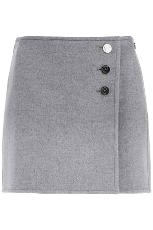 TORY BURCH Chic Mini Monogram Wrap Skirt