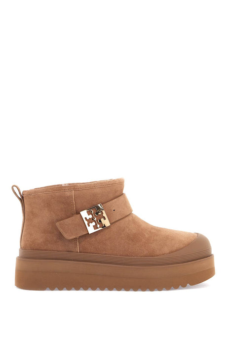 TORY BURCH Mellow Suede Platform Ankle Boots