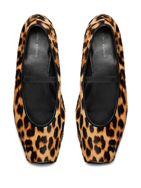 TORY BURCH Leopard Print Mary Jane Ballet Flats