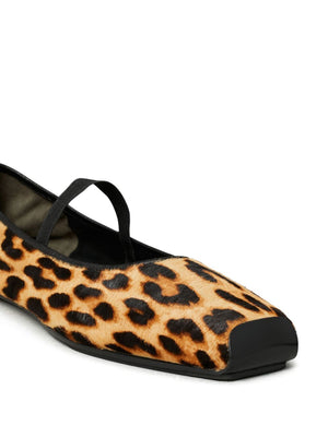 TORY BURCH Leopard Print Mary Jane Ballet Flats