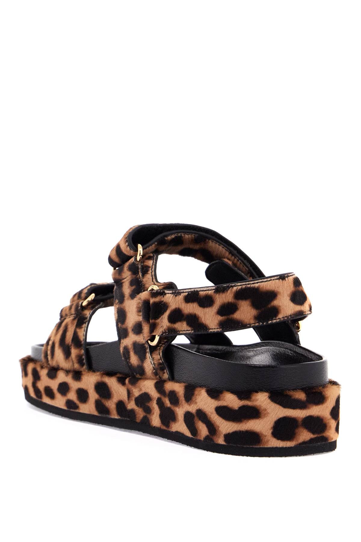 TORY BURCH Sporty Animal Print Sandals